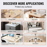 Clear Table Cover Protector 36 x 72 in PVC Plastic Tablecloth 15 mm Thick Waterproof Desk Protector for Dining Coffee Table Writing Desk